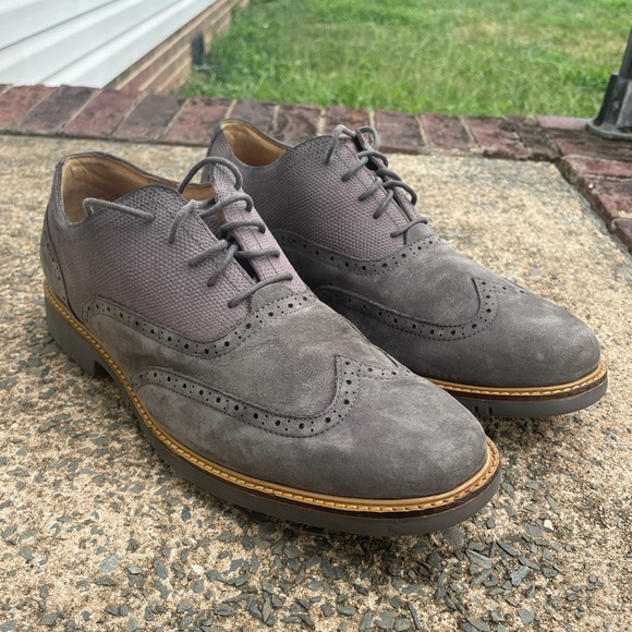 Cole Haan Other - Men’s Gray Cole Haan Suede Dress Shoes